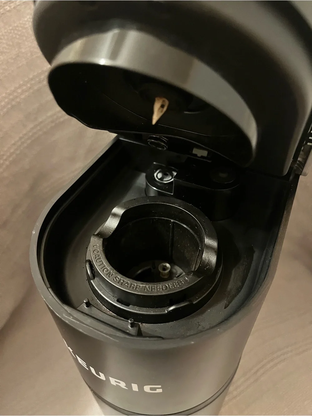 Keurig Compact Single-Serve Brewer in Black & Silver, K Mini Plus